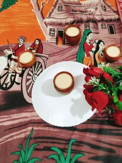 A picture of Bengali mishti doi /mishti Dahi/ sweet yoghurt 😋.