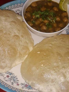 A picture of Chole Bhature .