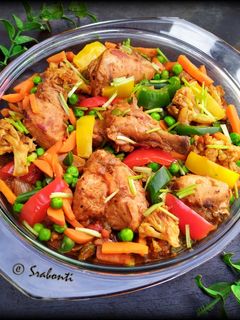 হার্ব চিকেন উইথ ভেজিটেবিলস (herb chicken with vegetables recipe in Bengali) রেসিপির প্রধান ছবি