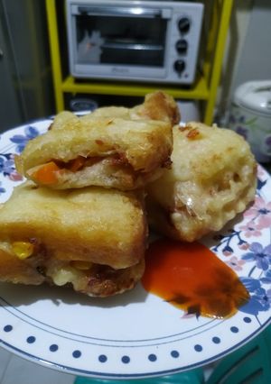 Foto resep ROTI GORENG sayur kornet