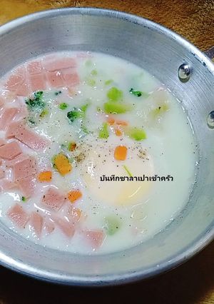 รูปของ ไข่ตุ๋นเพิ่มโปรตีน