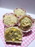 Muffin jagung matcha
