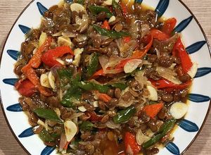 Foto resep Sambel Tauco + Lalaban Daun Jambu Mete