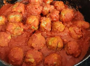 Foto principal de Albóndigas caseras en AirFryer con tomate sabor Cookpad
