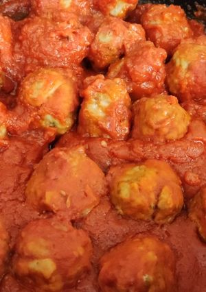 Foto principal de Albóndigas caseras en AirFryer con tomate sabor Cookpad
