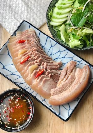 Hình của món Thịt heo ngâm mắm.