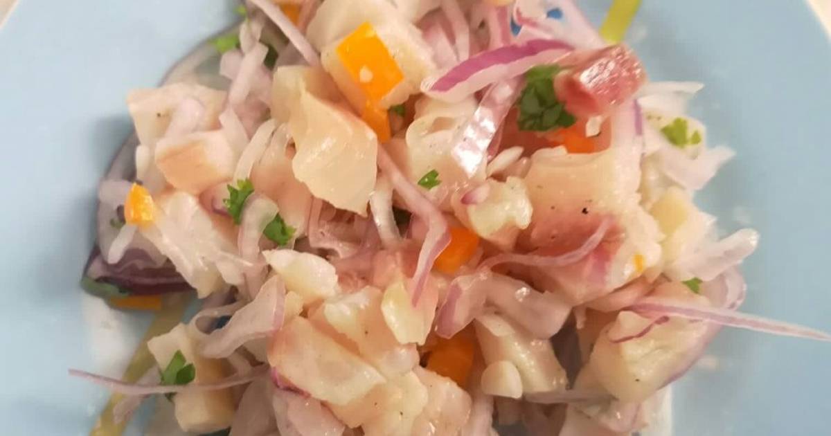 Ceviche de pescado a mi estilo Receta de Rita- Cookpad