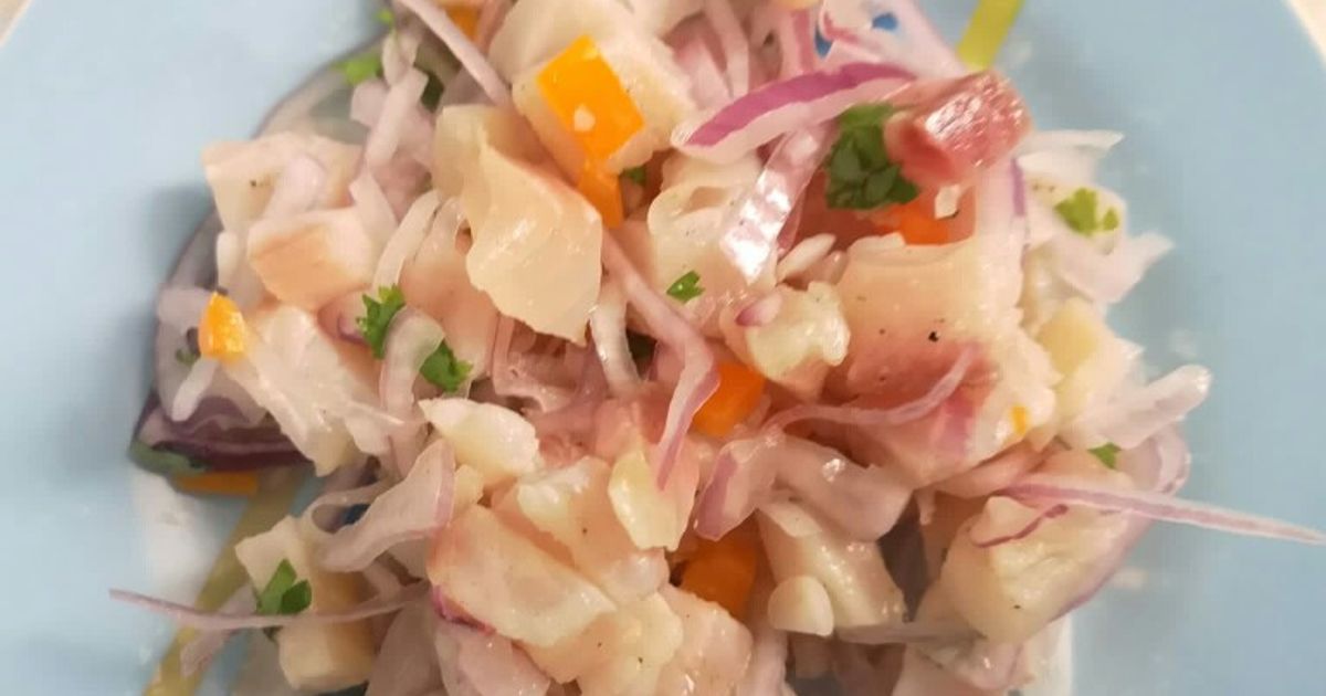 Ceviche de pescado a mi estilo