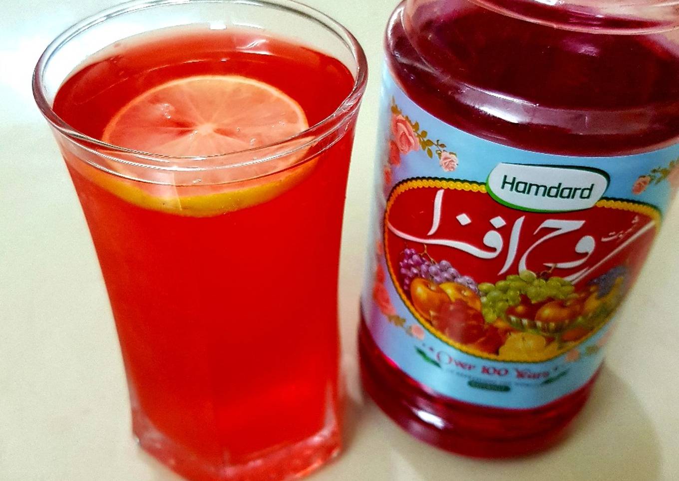 Rooh afza lemonade