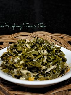 Foto resep Daun Singkong Tumis Teri