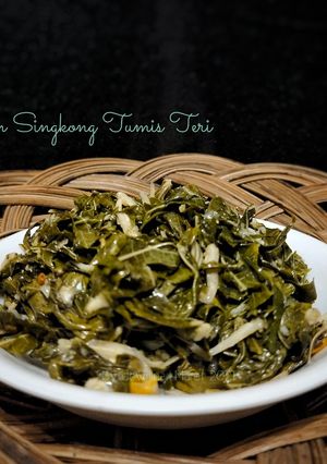 Foto resep Daun Singkong Tumis Teri