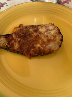 Una foto de Berenjenas rellenas de bonito