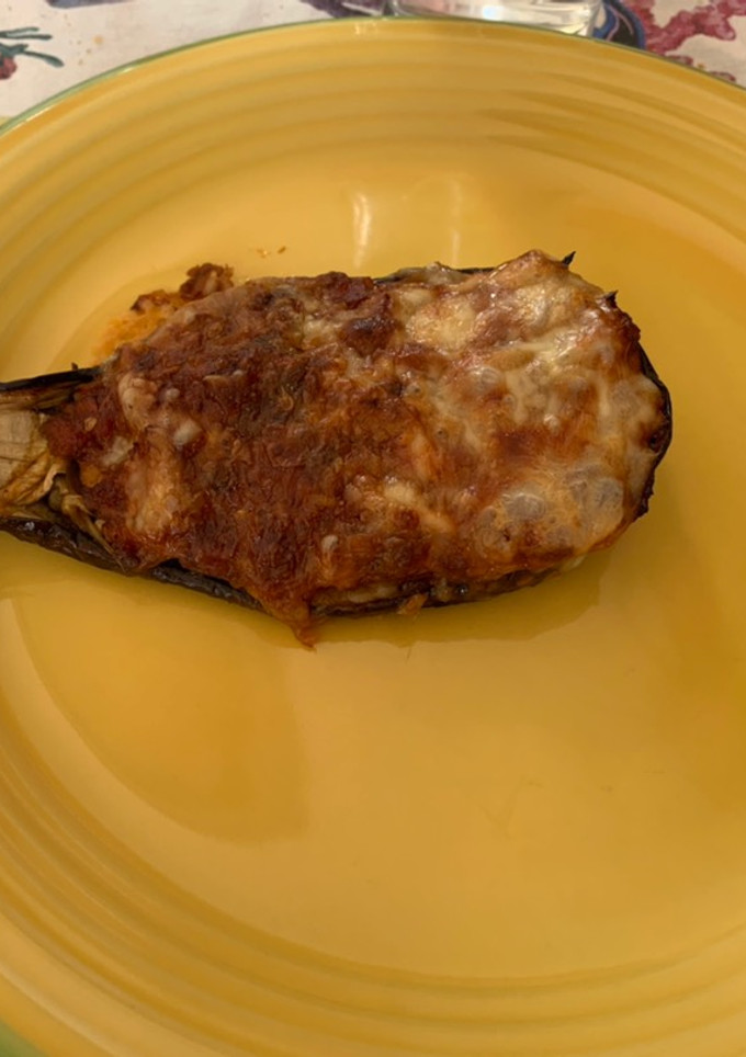 Una foto de Berenjenas rellenas de bonito