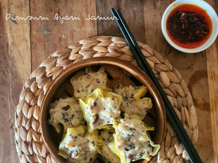 Cara Gampang Menyiapkan Dimsum ayam jamur Irit Untuk Jualan