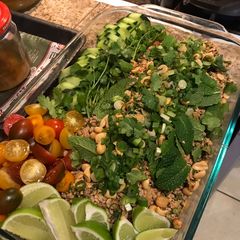 A picture of Pork & Beef Larb.
