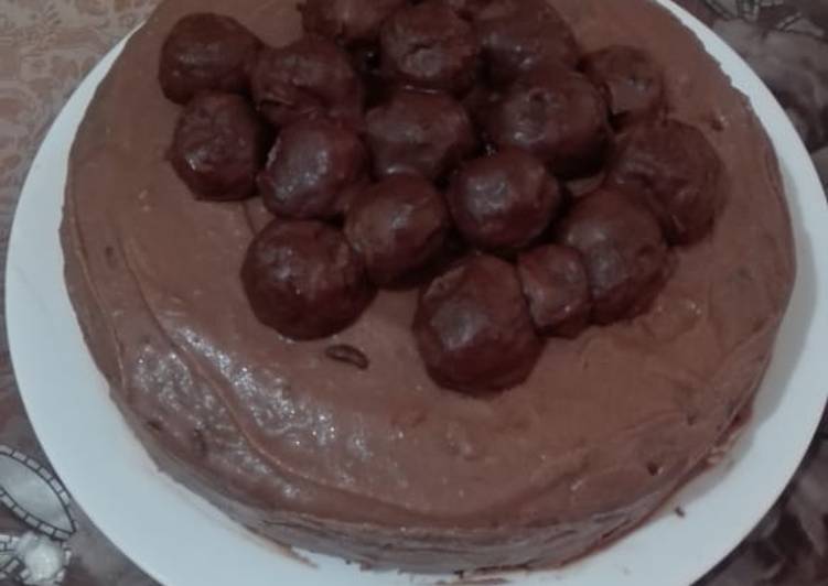 Simple Way to Make Perfect Chocolate Truffle cake without oven
