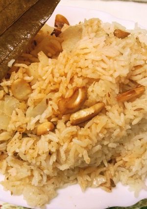 A picture of Cabbage Birayani In Pressure Cooker.