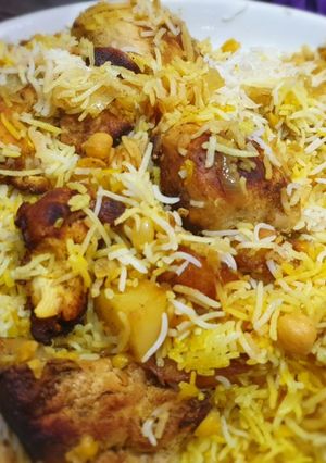 عکسی از دستور بریانی زعفرونی