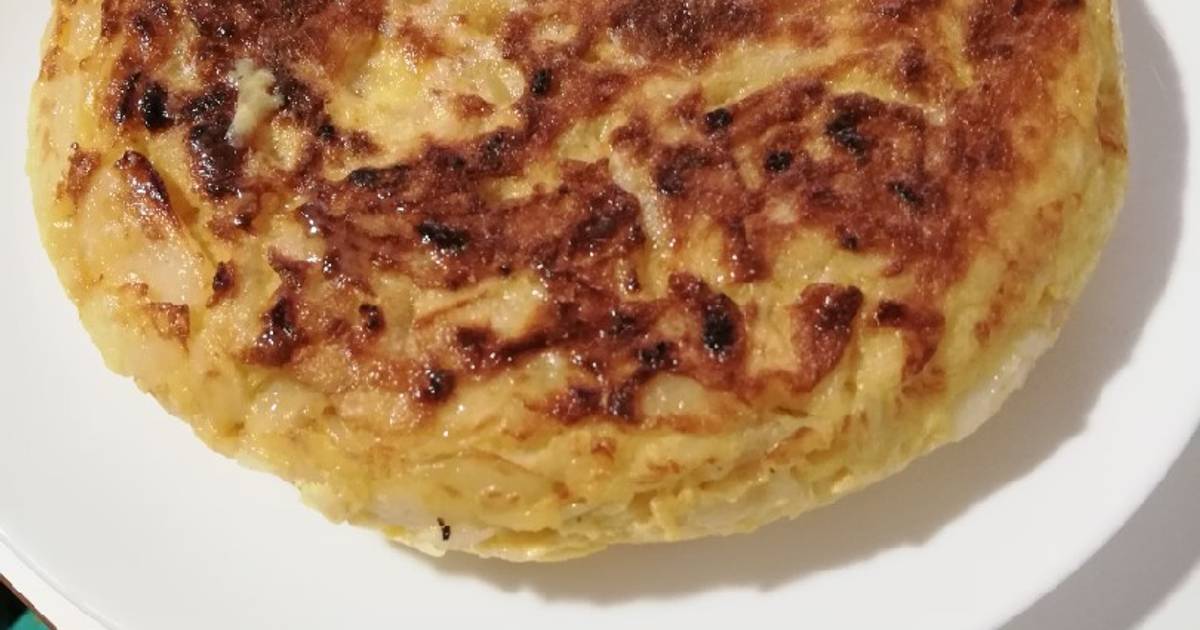 Tortilla de patata de la abuela Receta de Elisa Pérez Cookpad
