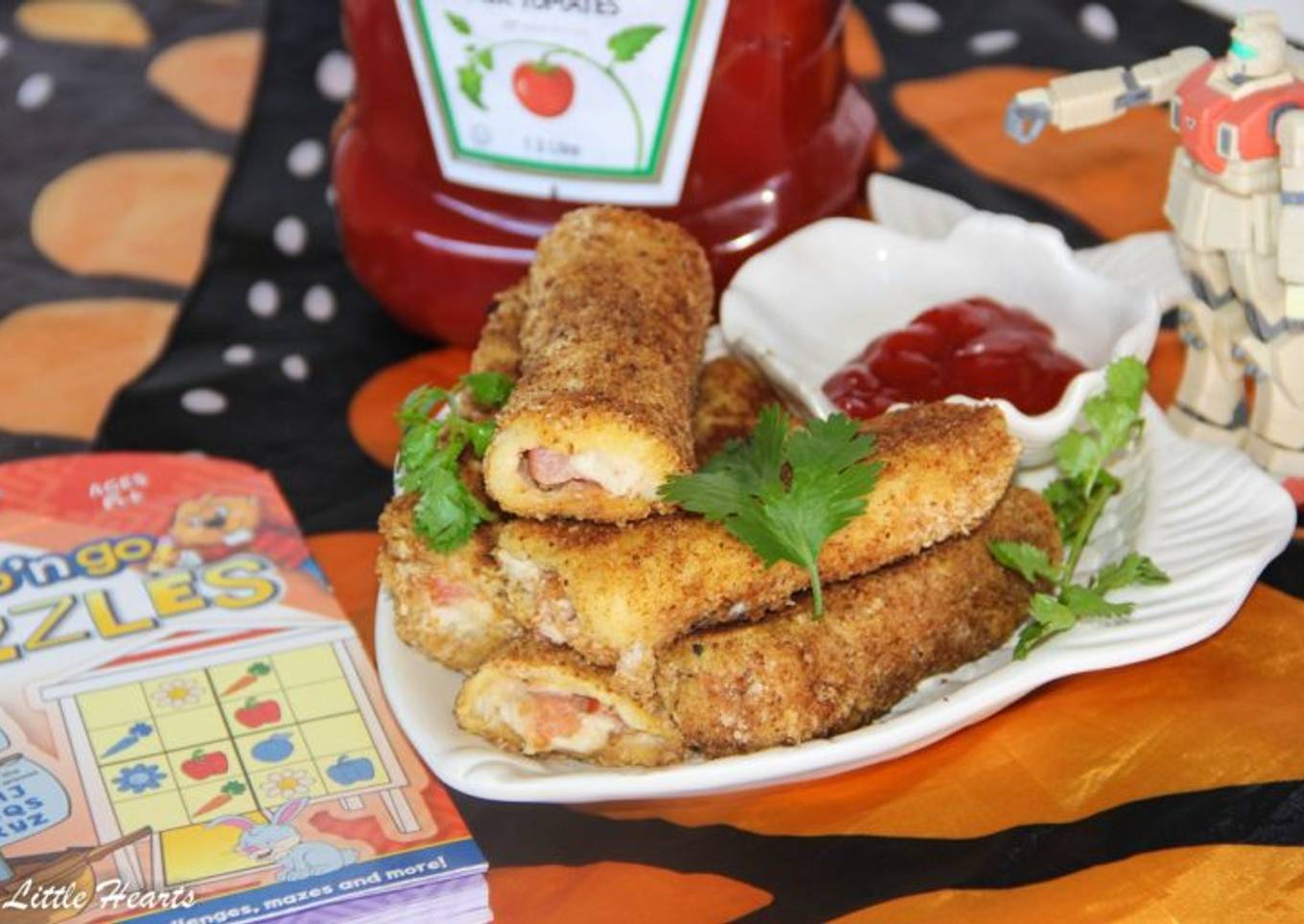 Tuna Melt French Toast Roll Ups
