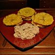 Pataconas al horno con atún