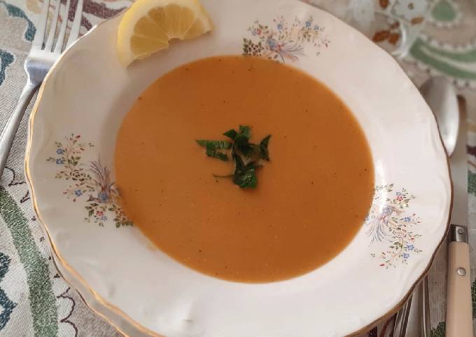 Soupe de lentilles corail ❤