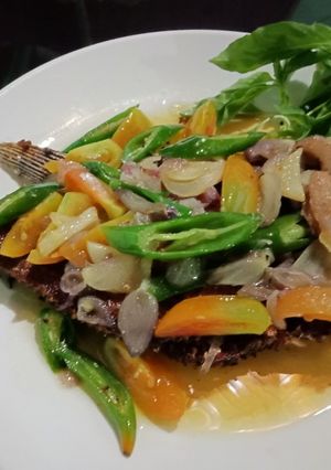 Foto resep Gurame Goreng Saus Cabai Hijau