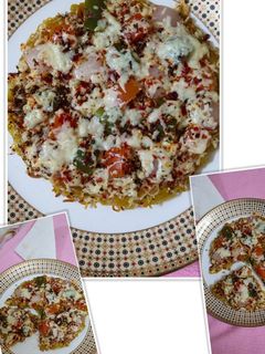 मैगी पिज्जा (Maggi Pizza recipe in hindi) रेसिपी मुख्य फोटो