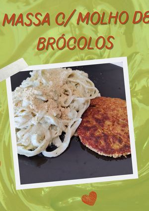 Foto de Massa com molho de brócolos