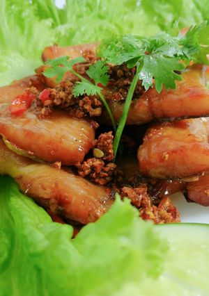 Hình của món Khô Cá Lóc 2 Nắng Rim Mặn Ngọt.