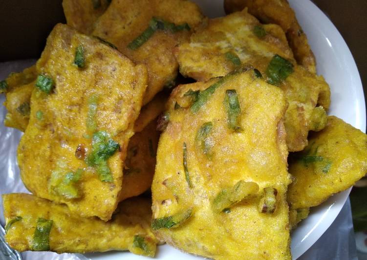 Langkah Mudah untuk Menyiapkan Tempe kuning bumbu bubuk yang Bikin Ngiler
