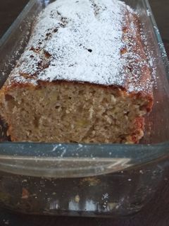 Una foto de Budín de banana sin azúcar
