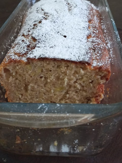 Una foto de Budín de banana sin azúcar