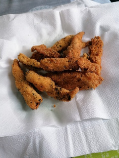 Una foto de Tiras de pollo