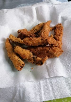 Una foto de Tiras de pollo