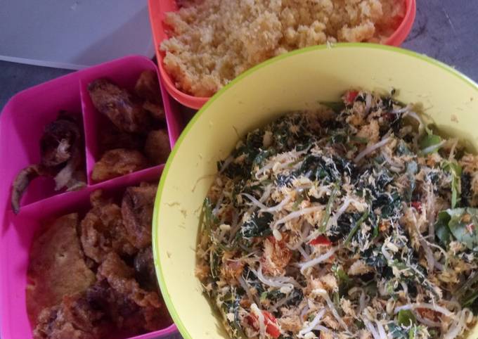 Cara Gampang Membuat Urap kangkung yang Lezat