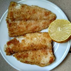 A picture of Pan fried pangasius.
