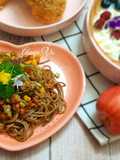 Mì soba sốt táo