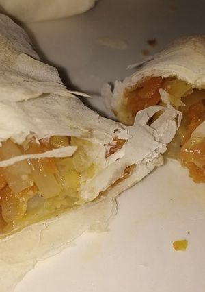 Una foto de Rollitos de primavera al horno