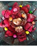 Fudgy Brownie with strawberry