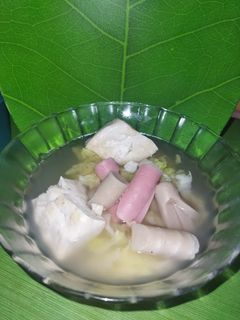 Foto resep Sup tahu sosis