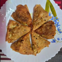 A picture of Stuffed Papad with soyabeen.