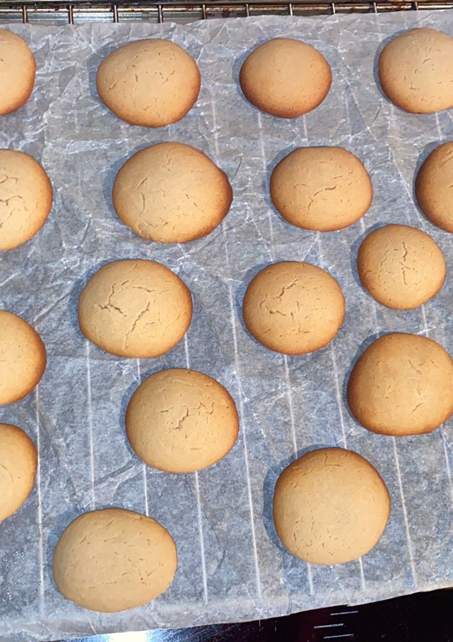 Una foto de Galletas de crema de avellanas