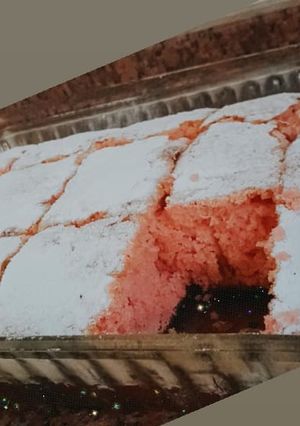 Una foto de Bizcochuelo con gelatina