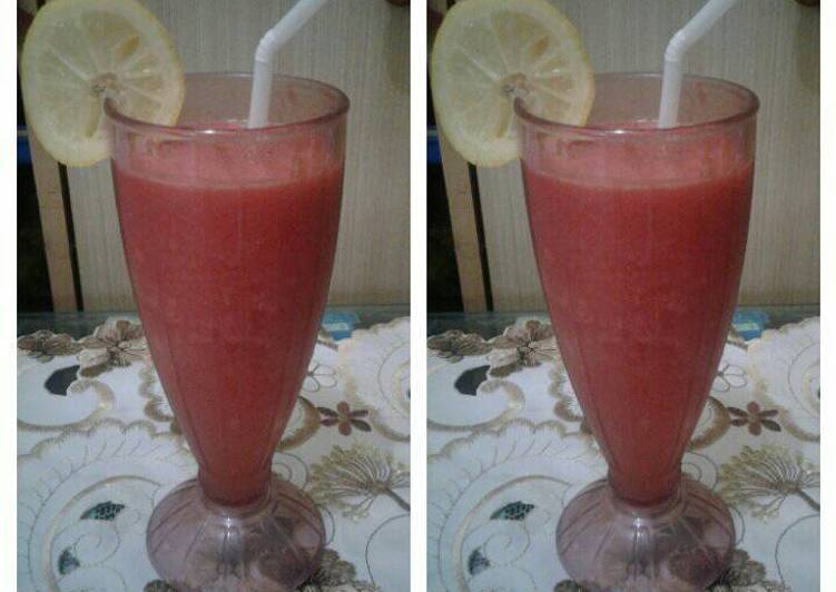 Proses memasak Jus buah sehat yang Menggugah Selera