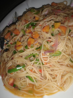 A picture of Simple Spaghetti Jollof.