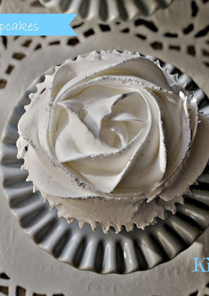 Una foto de Cupcakes de turrón de jijona
