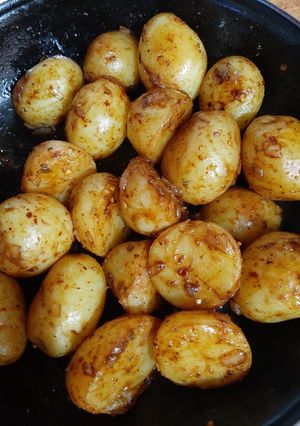 Una foto de Papitas bien sazonadas