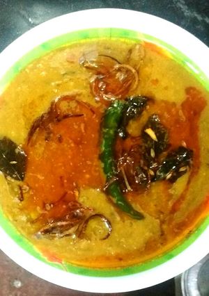 A picture of Panchrangi Dal tadka.