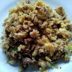 A picture of Nasi goreng (cauliflower fried rice) #lowcarb #ketofy.